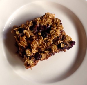 Baked Blueberry Oatmeal Casserole