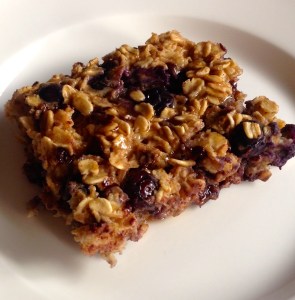 Baked Blueberry Oatmeal Casserole